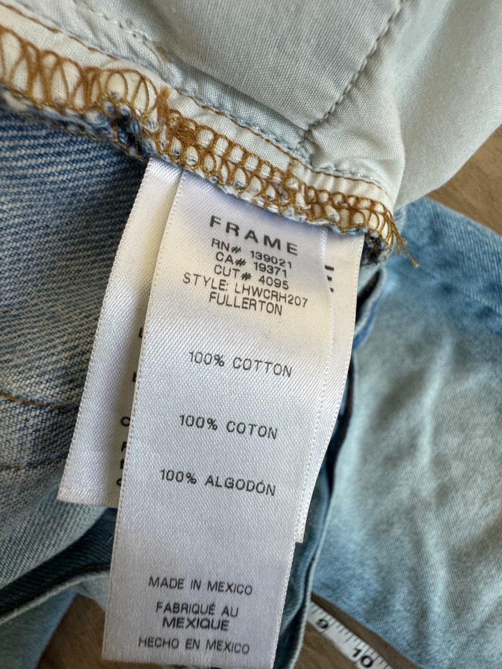 Frame Le Hollywood Crop Released Hem Jeans sz 27 - Picture 9 of 13
